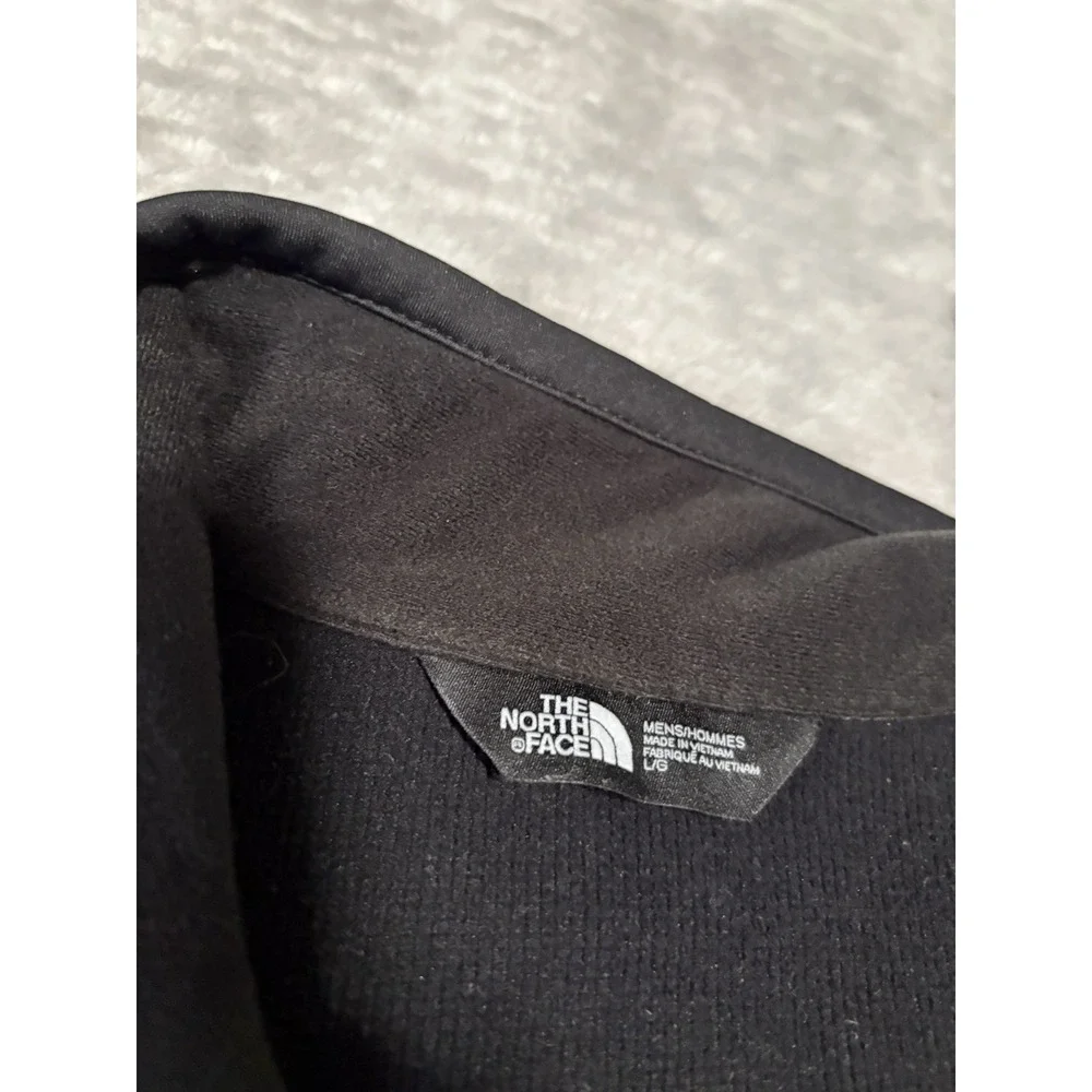 The North Face Vest‎ Mens Large Black WindWall Softshell Full Zip Logo